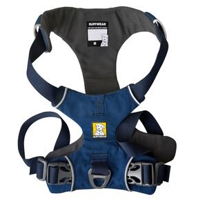 Ruffwear Front Range Dog Harness Size M Blue Moon Padded Reflective Hiking 1021